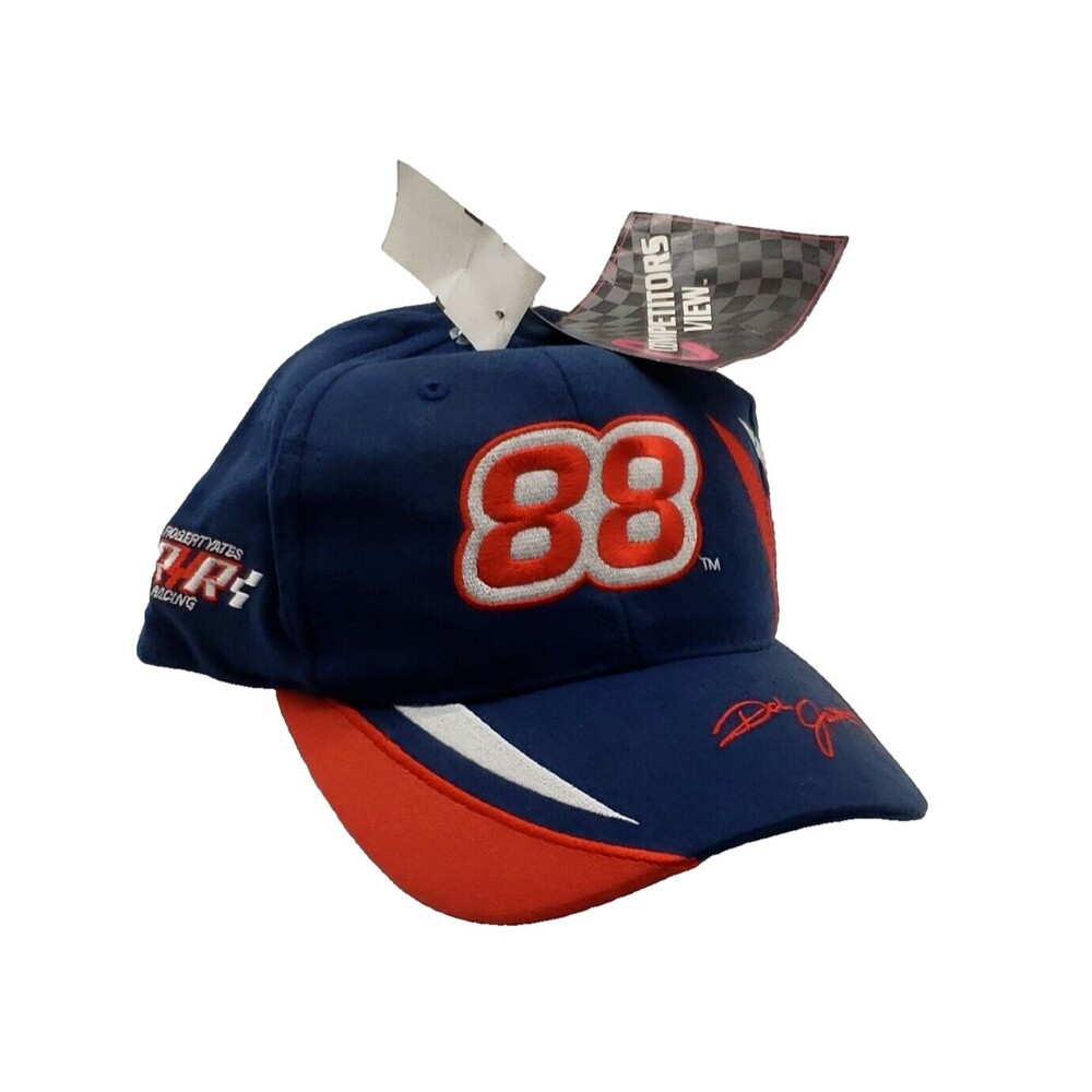 Vintage Dale Jarrett Hat 90s Competitors View NASCAR Snapback NO BUTTON on Top
